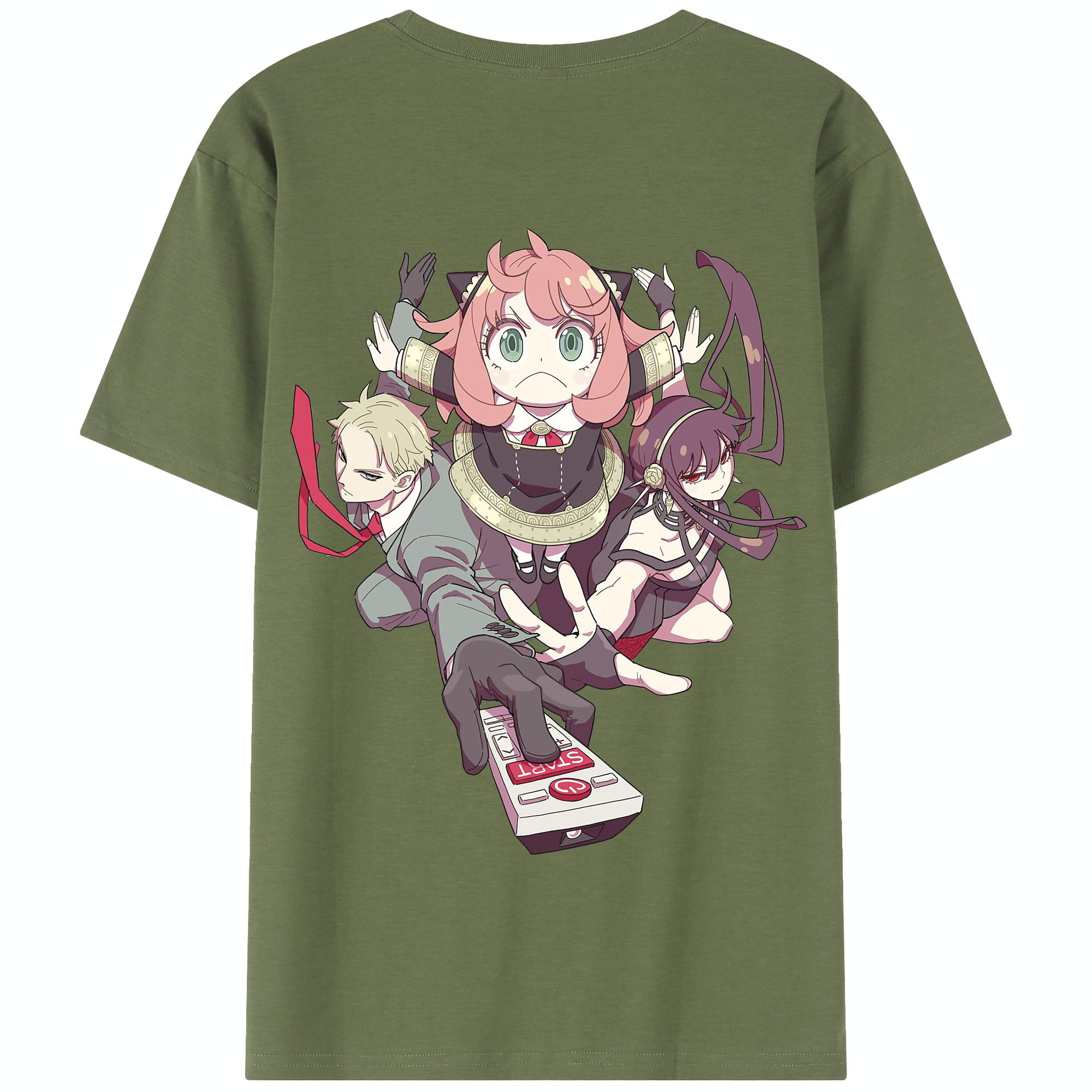（画像用） SPY×FAMILY间谍家家酒 綿100％半袖Tシャツ（背面プリント）